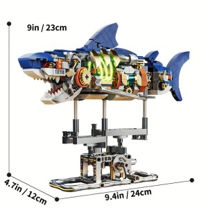 687-Piece Shark Sea Creatures Building Set